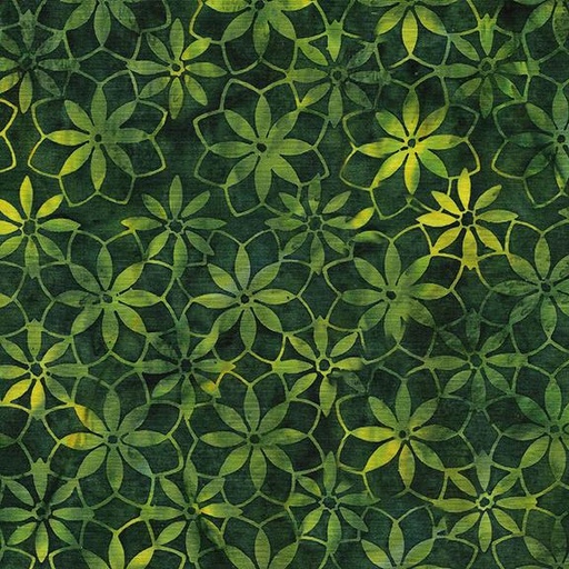 [122363680] Geo Flower-Green Spinach