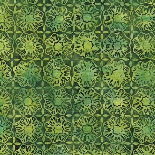 [122359680] Square Flower-Green Spinach