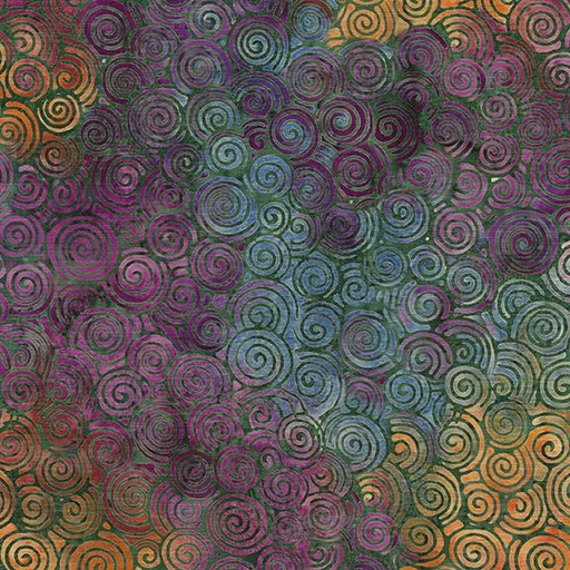 [122364685] Swirls-Green Pineneedle