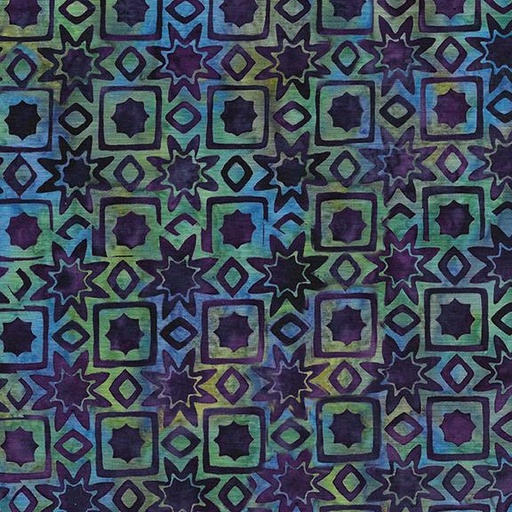 [122360840] Star Pattern-Multi Blue Green Marbles