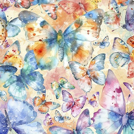 [W130-005-800] Butterfly Wishes-Multi