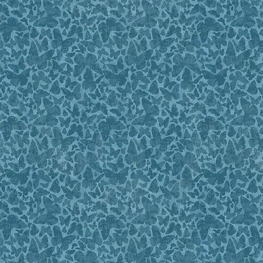 [W130-010-955] Butterfly Silhouette-Teal