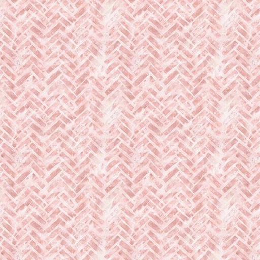 [W105-028-111] Herringbone Tiles-Pink