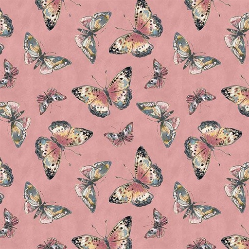 [W105-024-115] Butterfly Toss-Dark Pink