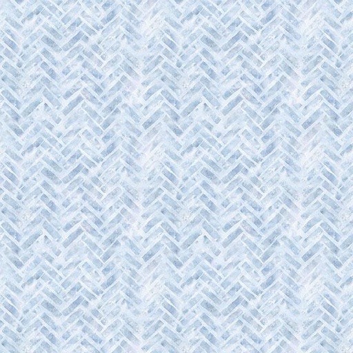 [W105-028-510] Herringbone Tiles-Blue