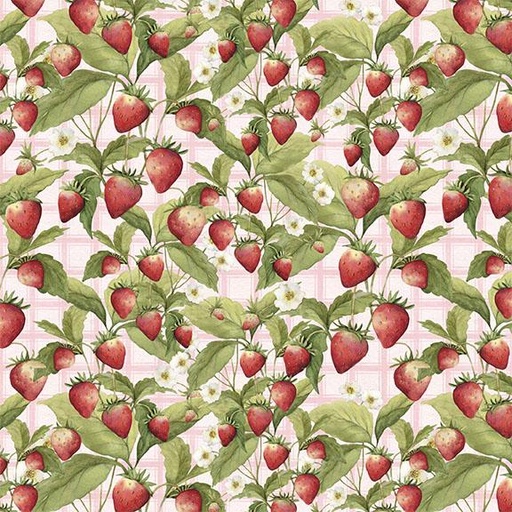 [W105-013-336] Strawberries-Red