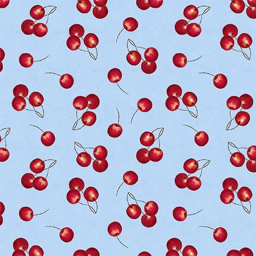 [W105-014-553] Cherries-Blue