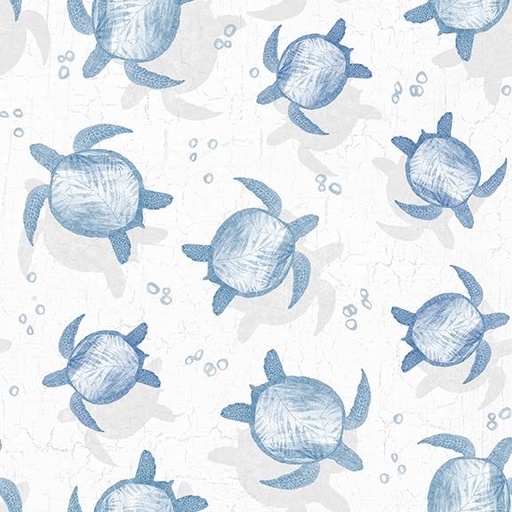 [W145-004-500] Sea Turtle Toss-White