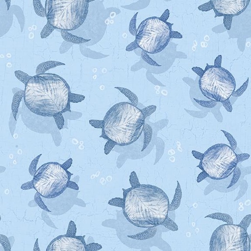[W145-004-517] Sea Turtle Toss-Blue